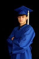 headshots seniors cap and gowns